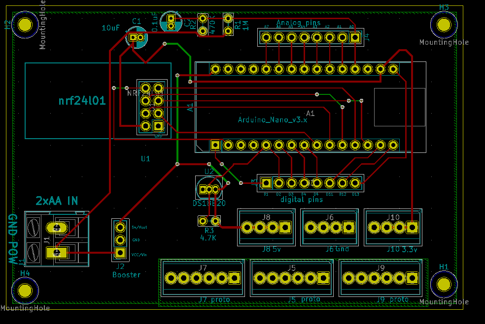 arduino nano pcb file Arduino nano atmega238p/ch340g v3.0 pcb layout