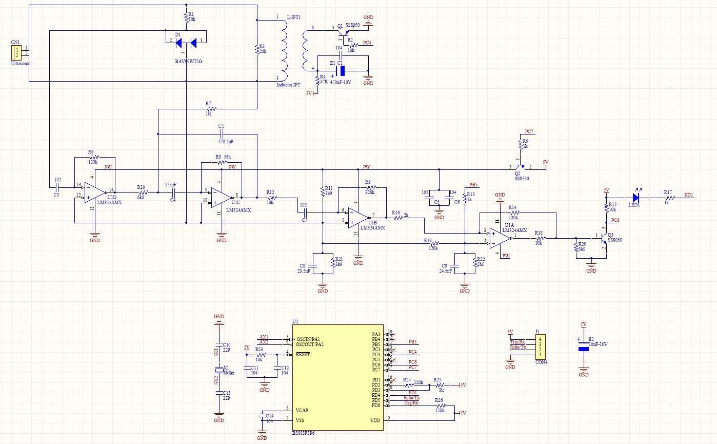 Hc sr04 схема принципиальная