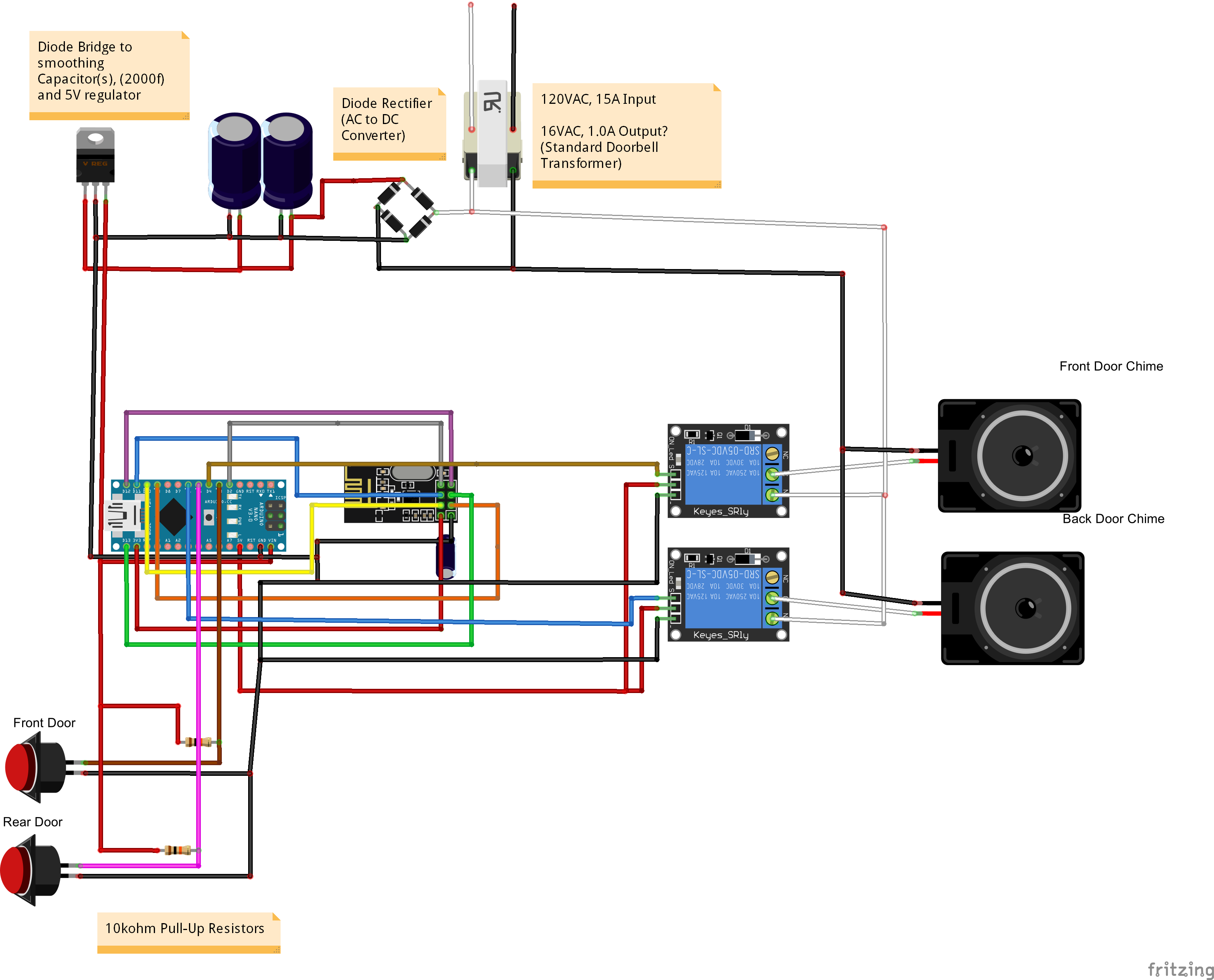 Ring Doorbell 2 Wiring Diagram - Ring Doorbell Electronics Forums : How to hardwire ring