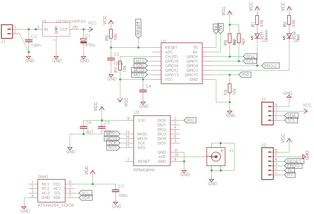 Esp8266 схема модуля